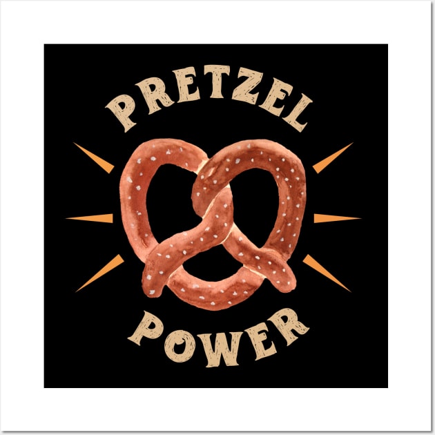 Pretzel Power Wall Art by Nice Surprise